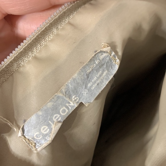 Iceberg ice jeans Vintage Y2K all over branding cloth shoulder bag sand - Picture 11 of 11